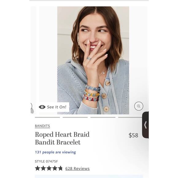 Brighton blue Leather bracelet - Picture 5 of 9